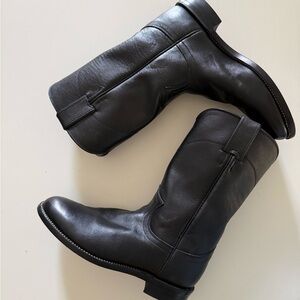 Women’s Black Leather Boots